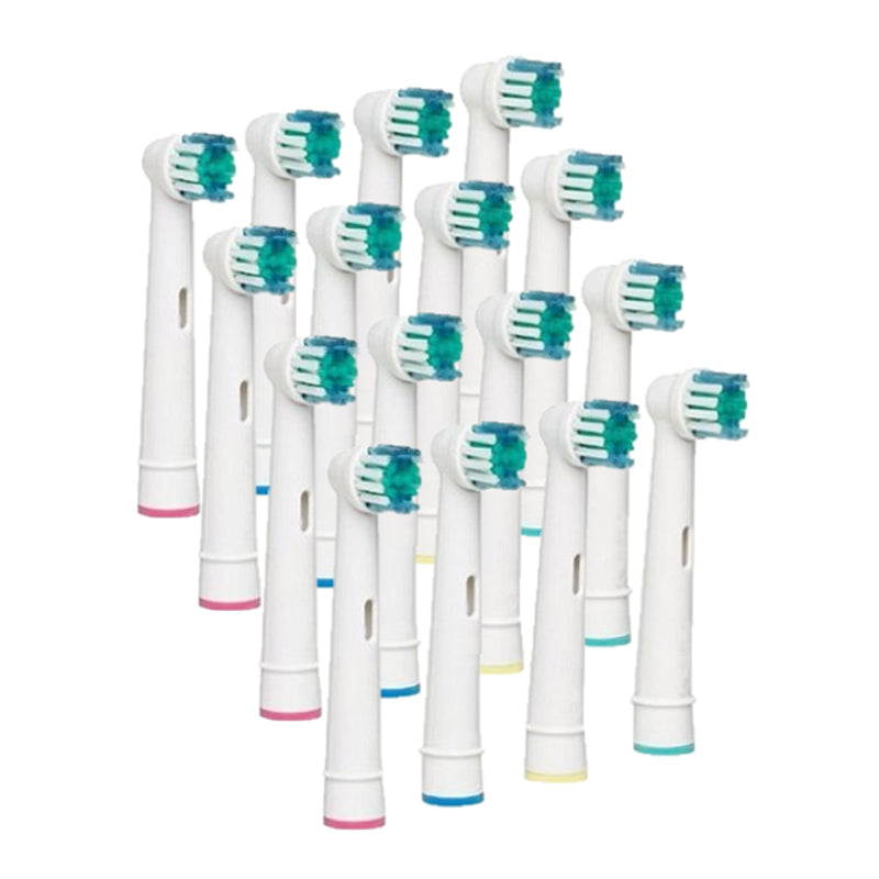 16 Opzetborstels voor Oral-B – Compatibel, Krachtig & Voordelig