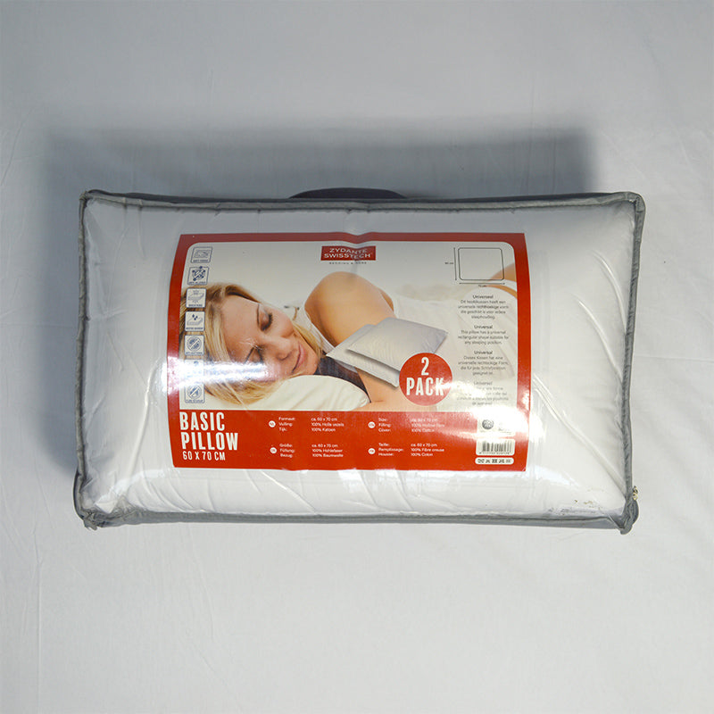 2-Pack Katoenen Kussens – Voor Ultiem Slaapcomfort
