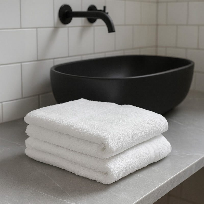 2 Stuks Badhanddoeken 113x72CM – Zacht, Absorberend en Luxe voor Elke Badkamer