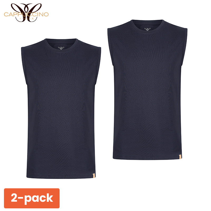 2-pack Sleeveless T-Shirt - Geheime Deals