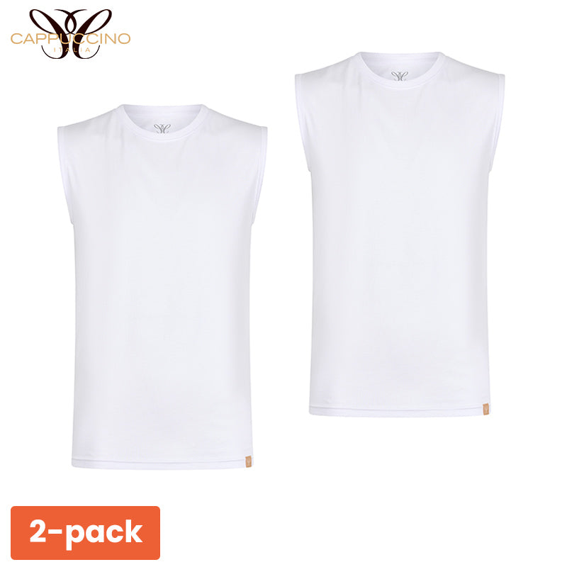 2-pack Sleeveless T-Shirt - Geheime Deals