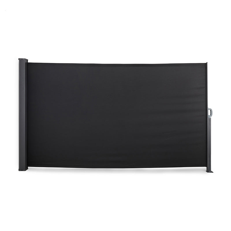 Oprolbaar Windscherm Zwart – 170 x 300 cm – Voor optimale privacy en beschutting 🏡🌬️