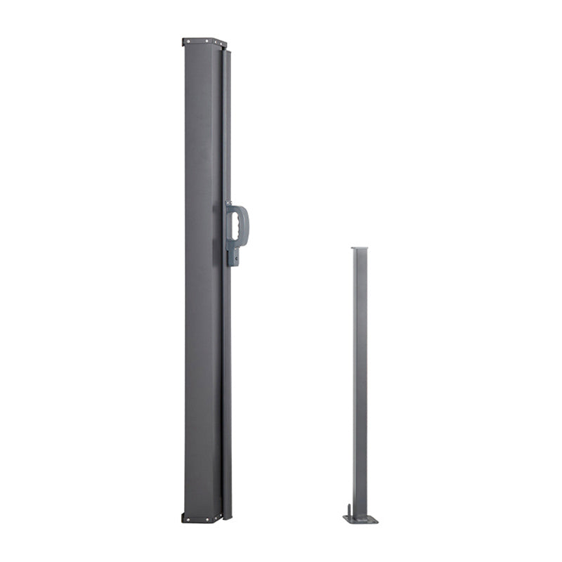 Oprolbaar Windscherm Zwart – 170 x 300 cm – Voor optimale privacy en beschutting 🏡🌬️