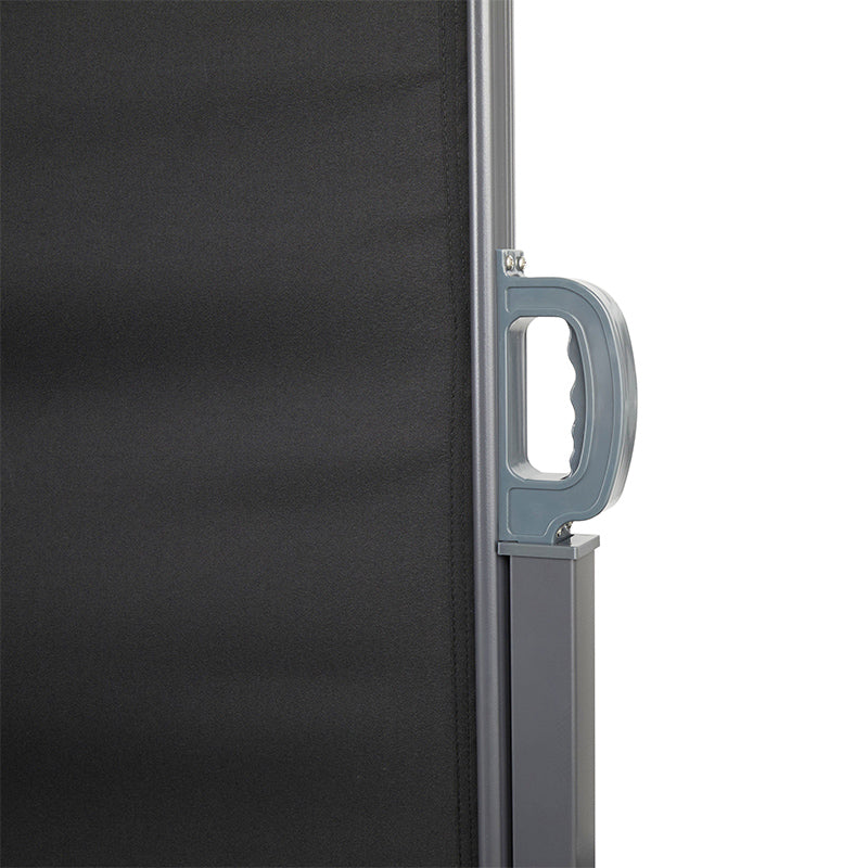 Oprolbaar Windscherm Zwart – 170 x 300 cm – Voor optimale privacy en beschutting 🏡🌬️