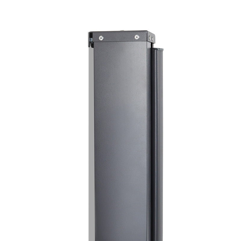 Oprolbaar Windscherm Zwart – 170 x 300 cm – Voor optimale privacy en beschutting 🏡🌬️