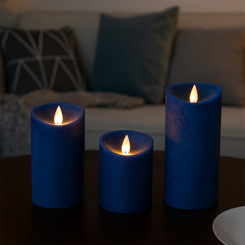 Wax Kaars met Bewegende Vlam – Rustieke Sfeerverlichting