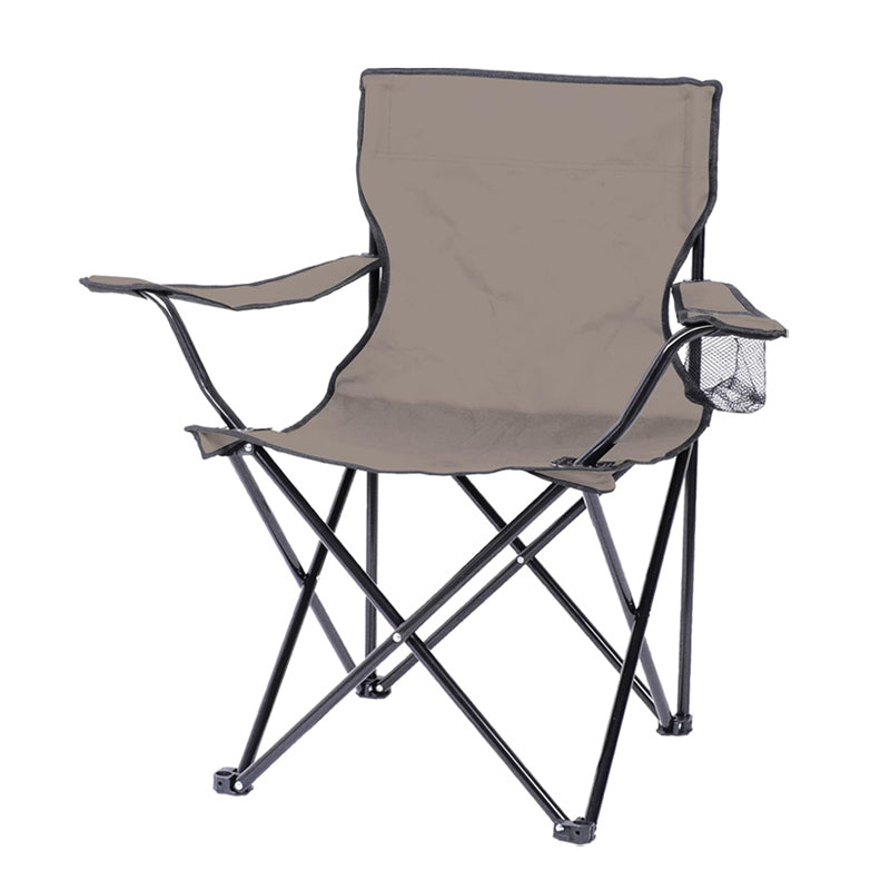 Campingstoel – Inklapbare Relaxstoel met Bekerhouder