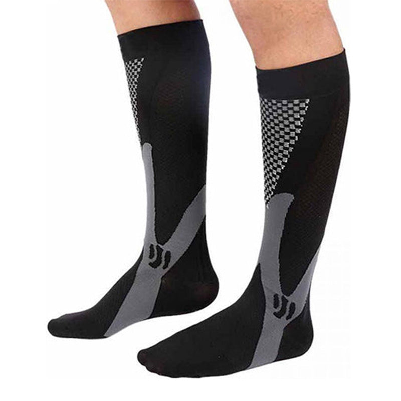 ATTREZZO® Compressiekousen – Sport & Reizen – Blauw, Roze of Zwart