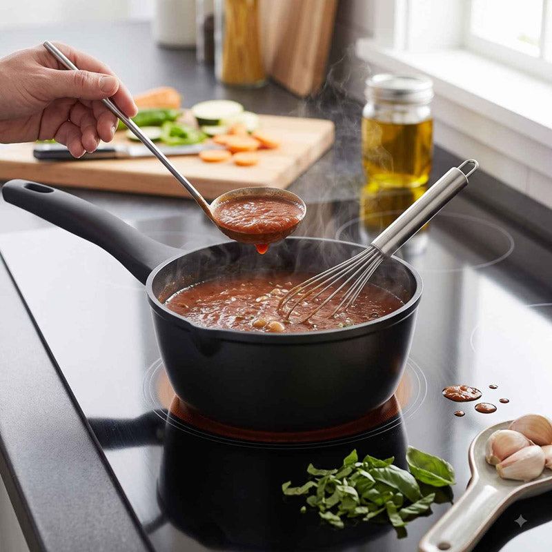 Blokker Comfort Steelpan 16 cm – 1,2 Liter – PFAS-vrij & Geschikt voor Inductie