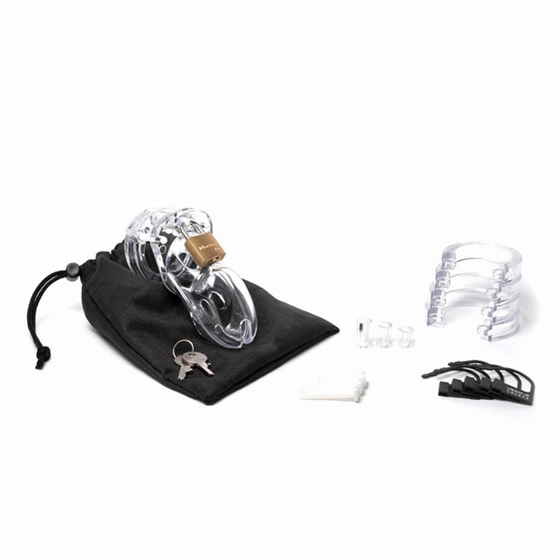 CB-3000 Kuisheidskooi Transparant 37 mm – Comfortabele en Veilige Chastity Cage