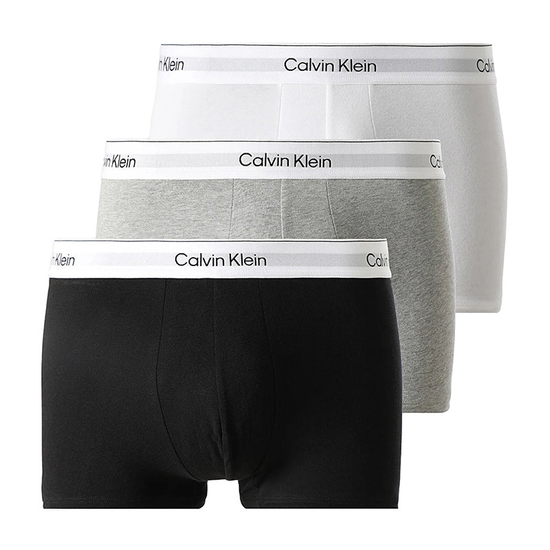 3-Pack Icon Stretch Boxers – Zwart / Grijs / Wit