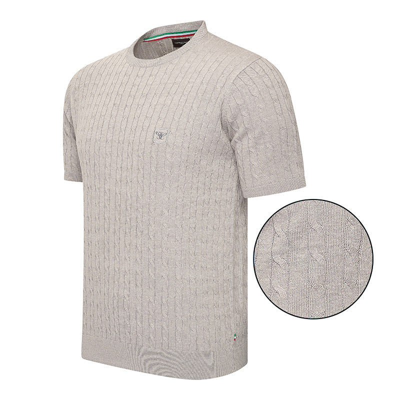 Loreto Cable T-Shirts – Stijlvol gebreid kabelpatroon
