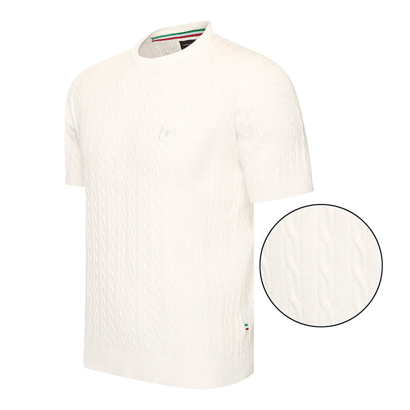 Loreto Cable T-Shirts – Stijlvol gebreid kabelpatroon