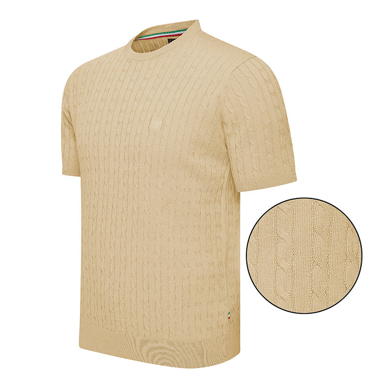 Loreto Cable T-Shirts – Stijlvol gebreid kabelpatroon
