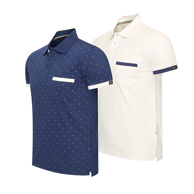 Todi 2-Pack polo's in meerdere kleuren – Comfort & Klasse voor elke dag
