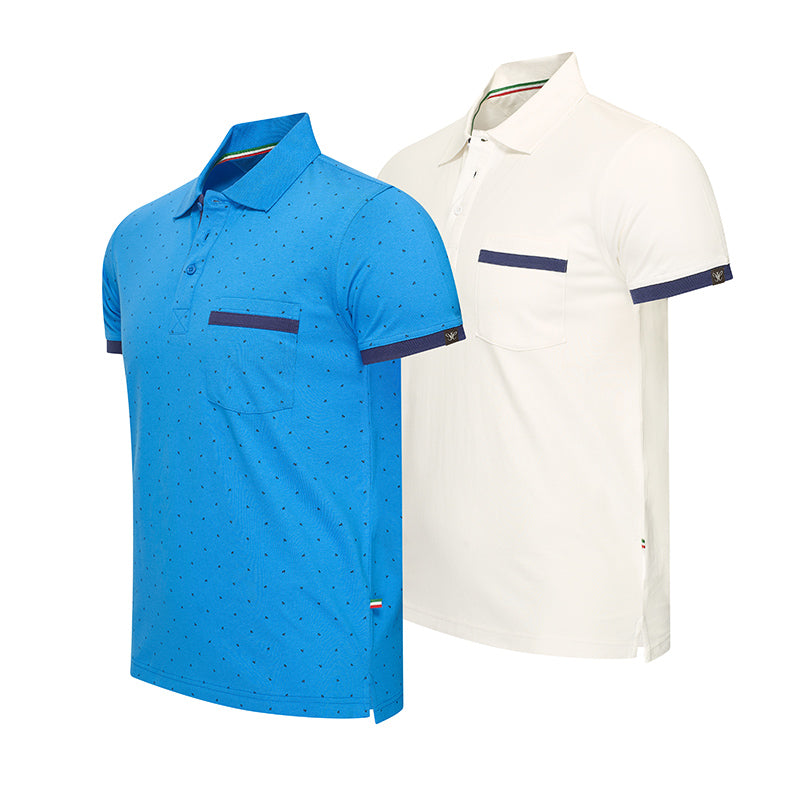 Todi 2-Pack polo's in meerdere kleuren – Comfort & Klasse voor elke dag