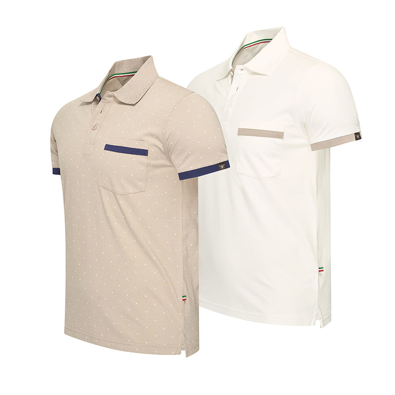 Todi 2-Pack polo's in meerdere kleuren – Comfort & Klasse voor elke dag