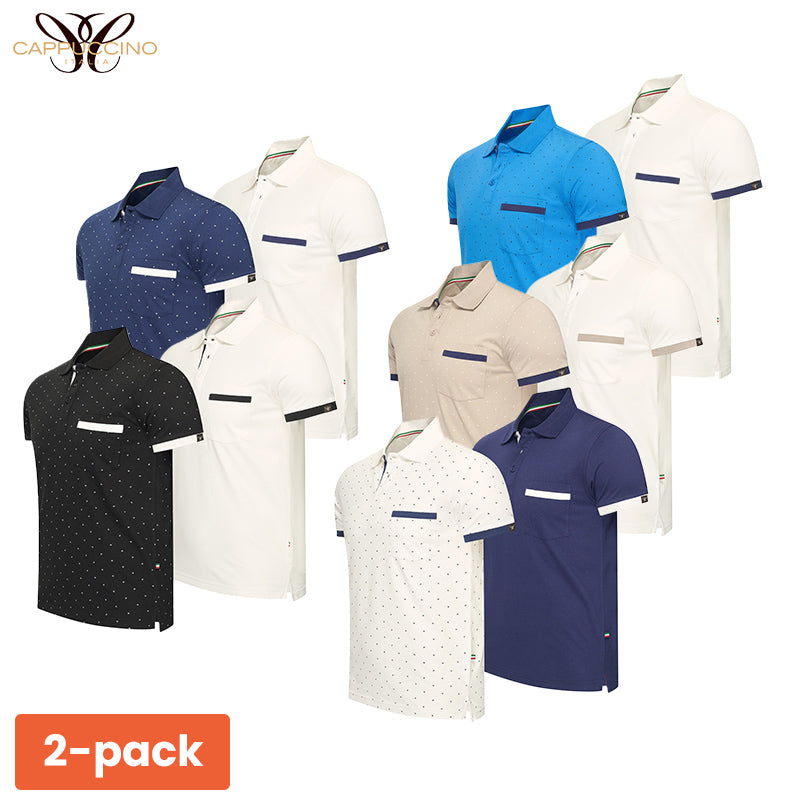 Todi 2-Pack polo's in meerdere kleuren – Comfort & Klasse voor elke dag