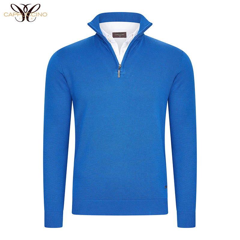 Mock Zipper Pullover - Diverse kleuren