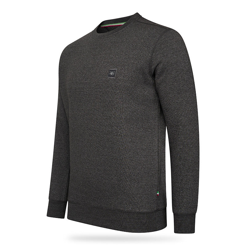 Prato – Warme en Comfortabele Fleece Sweater met Ronde Hals