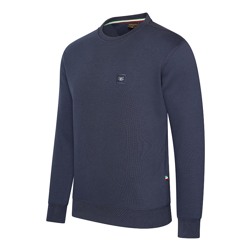 Prato – Warme en Comfortabele Fleece Sweater met Ronde Hals