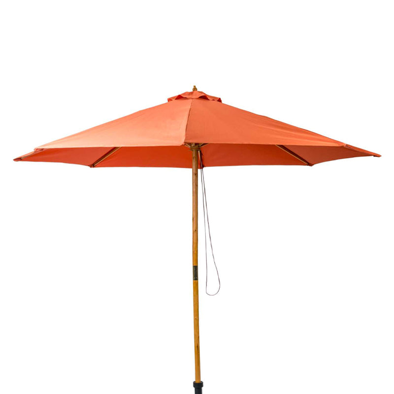 Houten Parasol 300x260CM – Verkrijgbaar in Groen & Terra