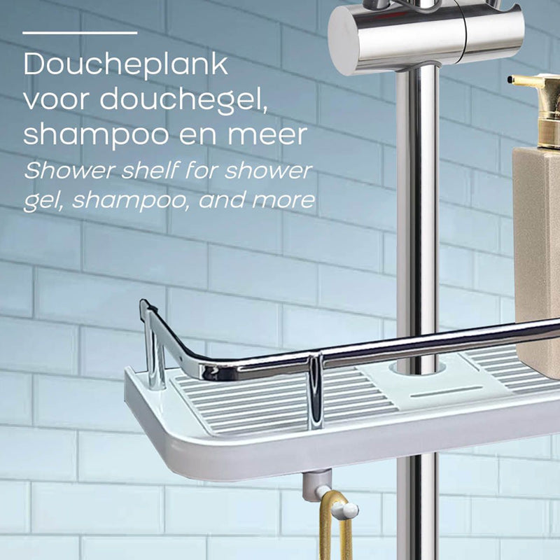 Doucheplank β Wit & Zilver