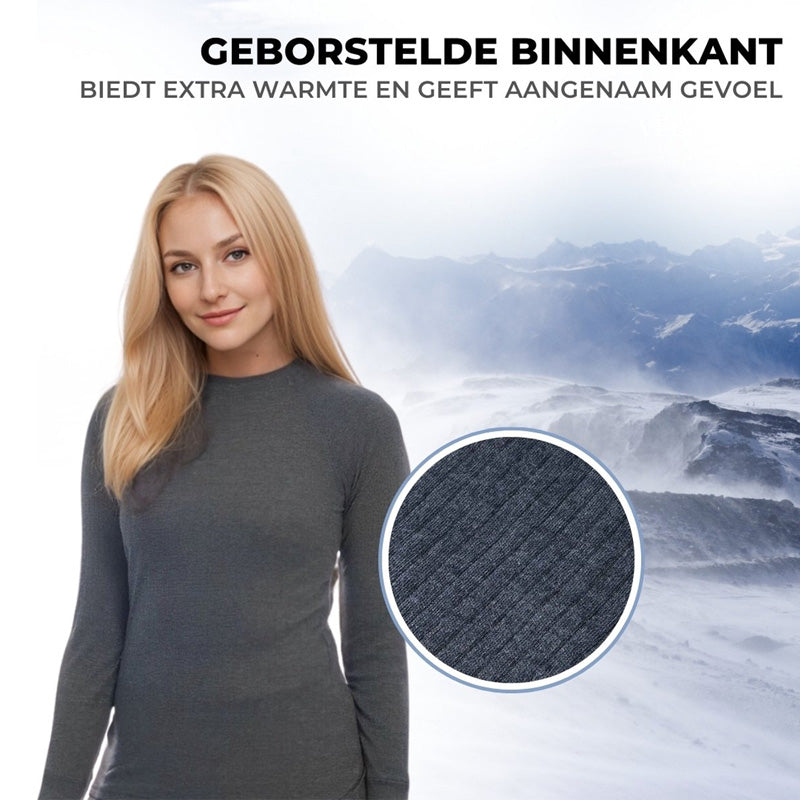 Thermokleding set heren – thermoshirt en thermobroek – los of als complete set – ook voor dames ❄️🔥