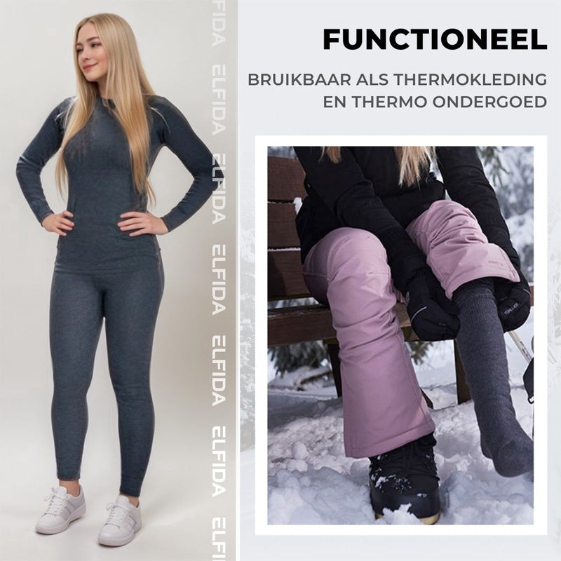 Thermokleding set heren – thermoshirt en thermobroek – los of als complete set – ook voor dames ❄️🔥