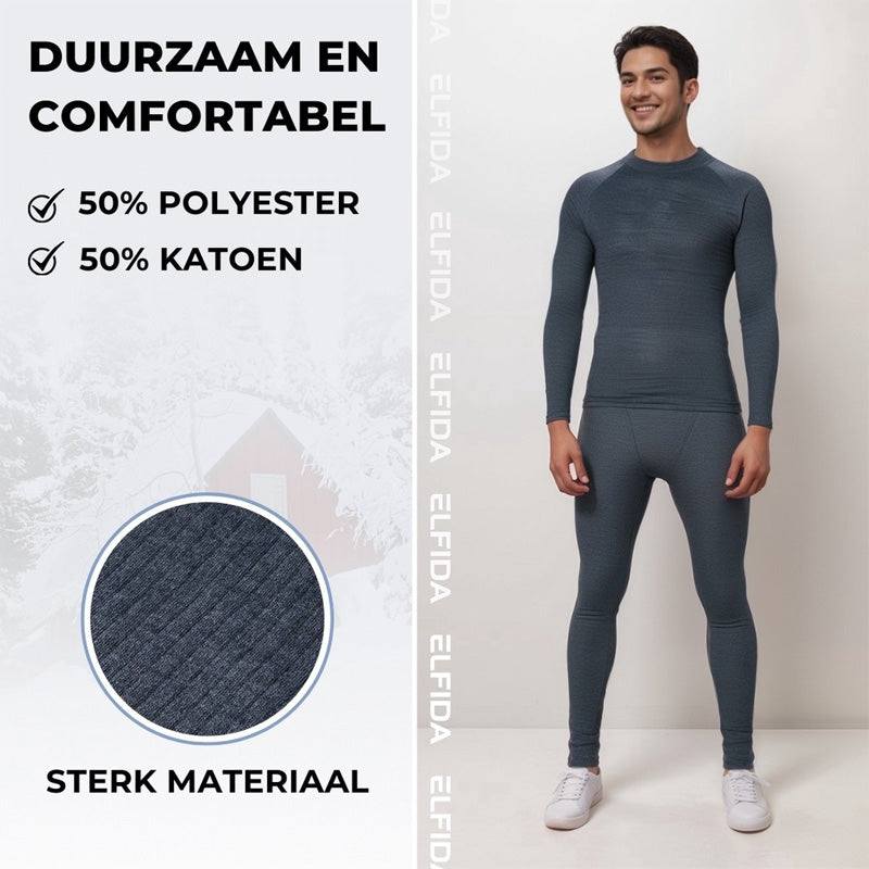 Thermokleding set heren – thermoshirt en thermobroek – los of als complete set – ook voor dames ❄️🔥