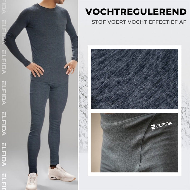 Thermokleding set heren – thermoshirt en thermobroek – los of als complete set – ook voor dames ❄️🔥