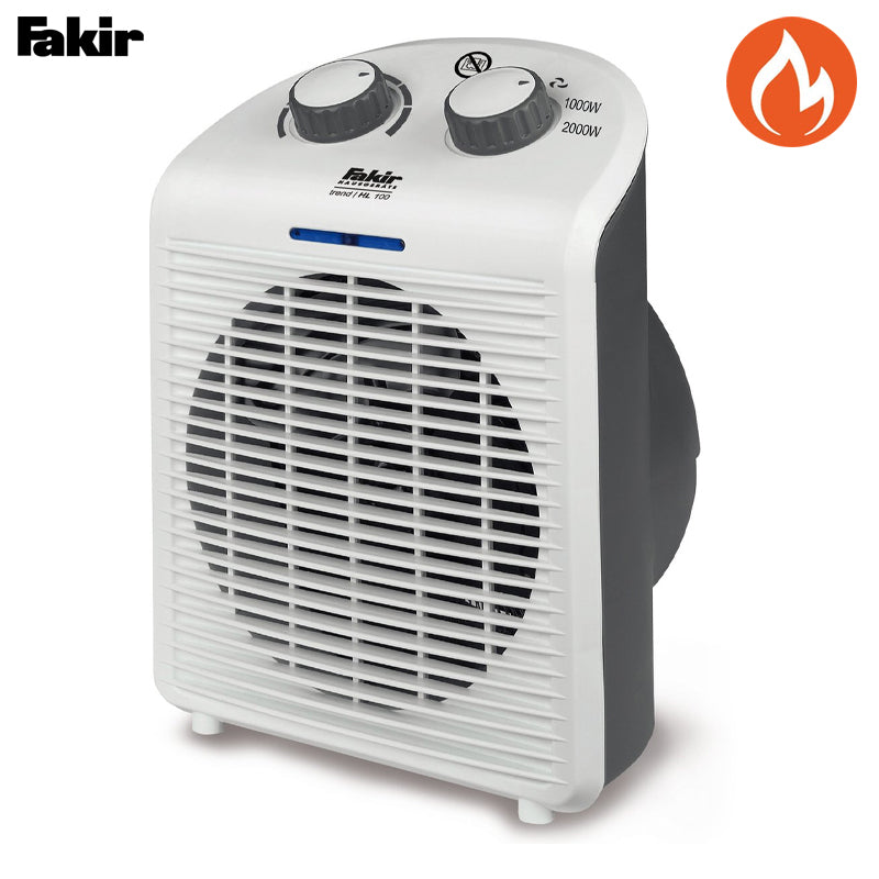 Trend HL 100 Elektrische Kachel - Verwarming met Ventilator - Wit/Grijs