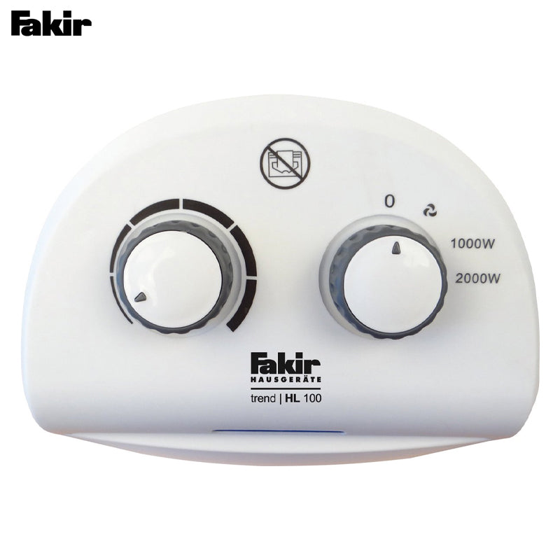 Trend HL 100 Elektrische Kachel - Verwarming met Ventilator - Wit/Grijs