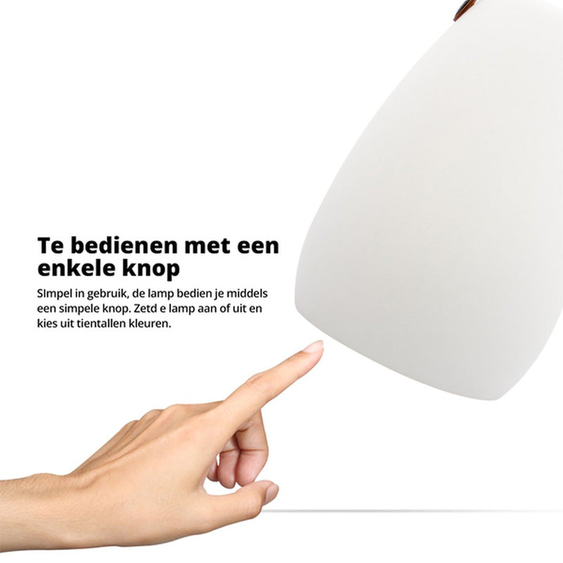 Oplaadbare tafellamp voor binnen en buiten – Sfeervolle verlichting waar je maar wilt!