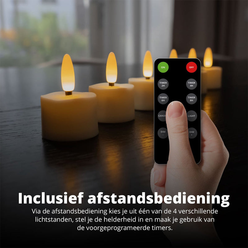 Oplaadbare Waxinelichtjes LED Kaarsen