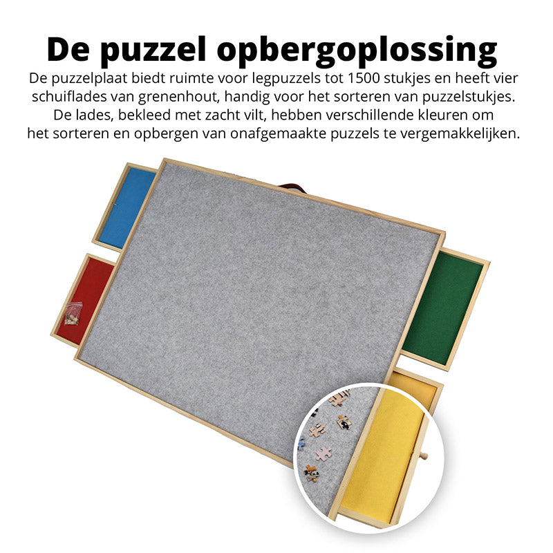 Puzzel Tafel Premium – Comfortabel Puzzelen op Elk Moment