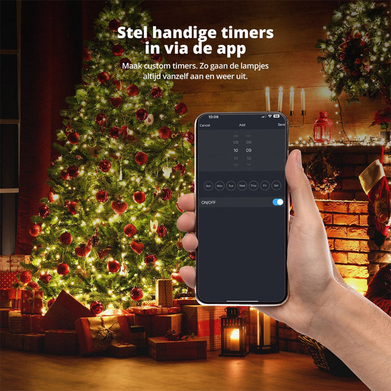 Slimme Kerst Lichtslinger 200 LED Tuya
