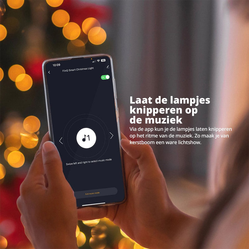 Slimme Kerst Lichtslinger 200 LED Tuya