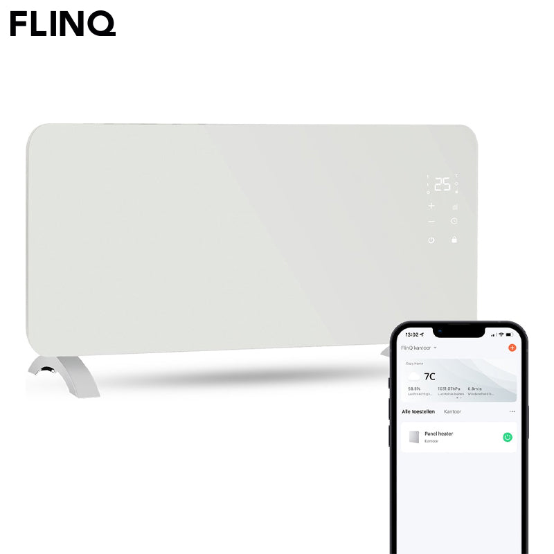 Slimme Paneelverwarmer 2000W - Beschikbaar in Twee Kleuren