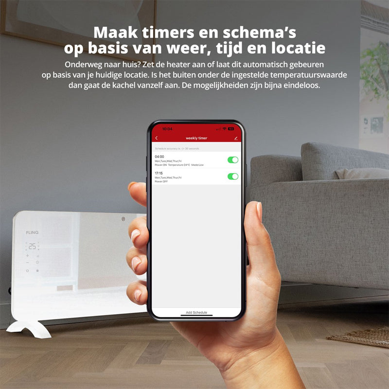 Slimme Paneelverwarmer 2000W - Beschikbaar in Twee Kleuren