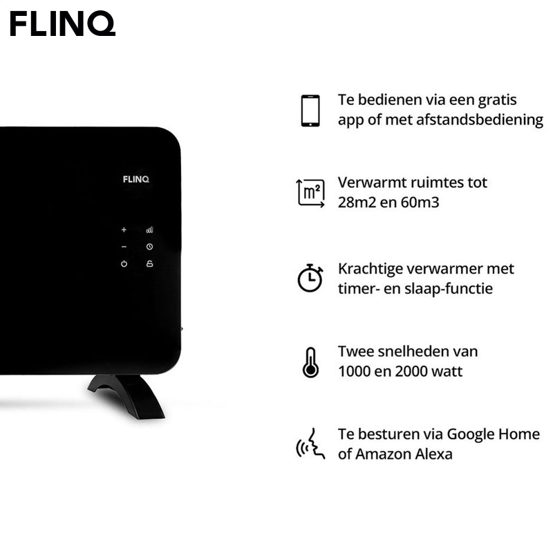 Slimme Paneelverwarmer 2000W - Beschikbaar in Twee Kleuren