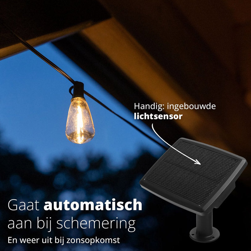 Smart Lichtsnoer Solar – LED Lichtslinger voor Buiten