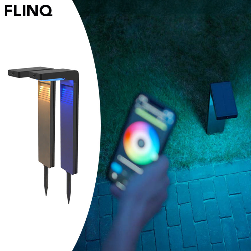 Gaia 2-Pack Smart Solar Tuinlamp – Slimme buitenverlichting op zonne-energie