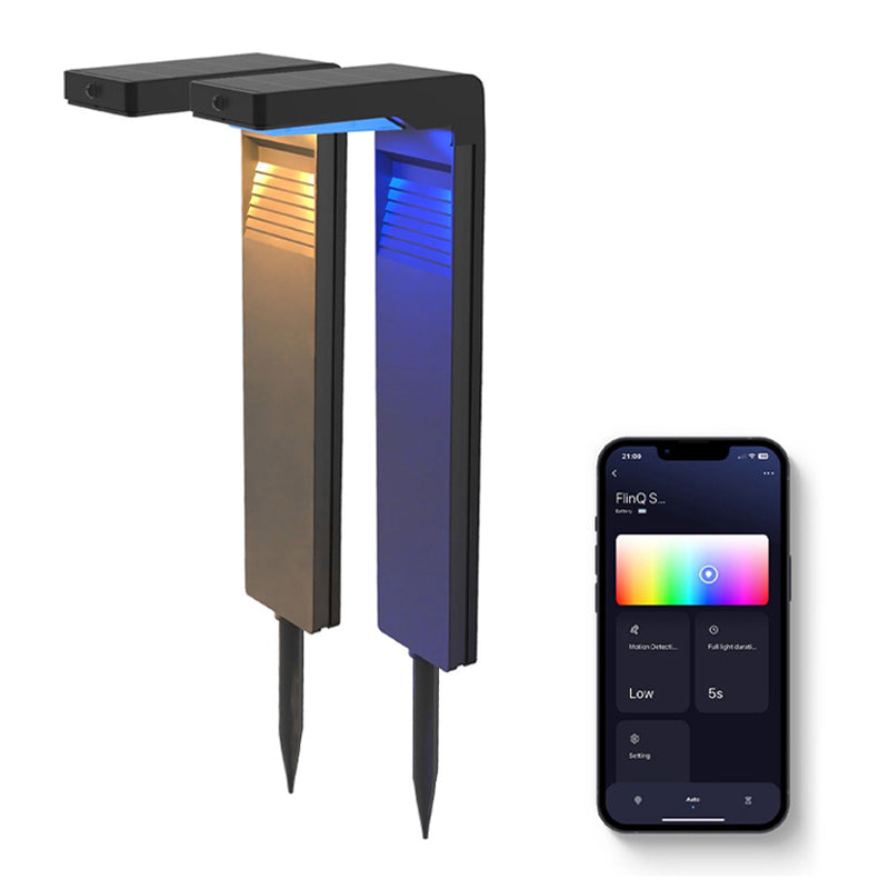 Gaia 2-Pack Smart Solar Tuinlamp – Slimme buitenverlichting op zonne-energie