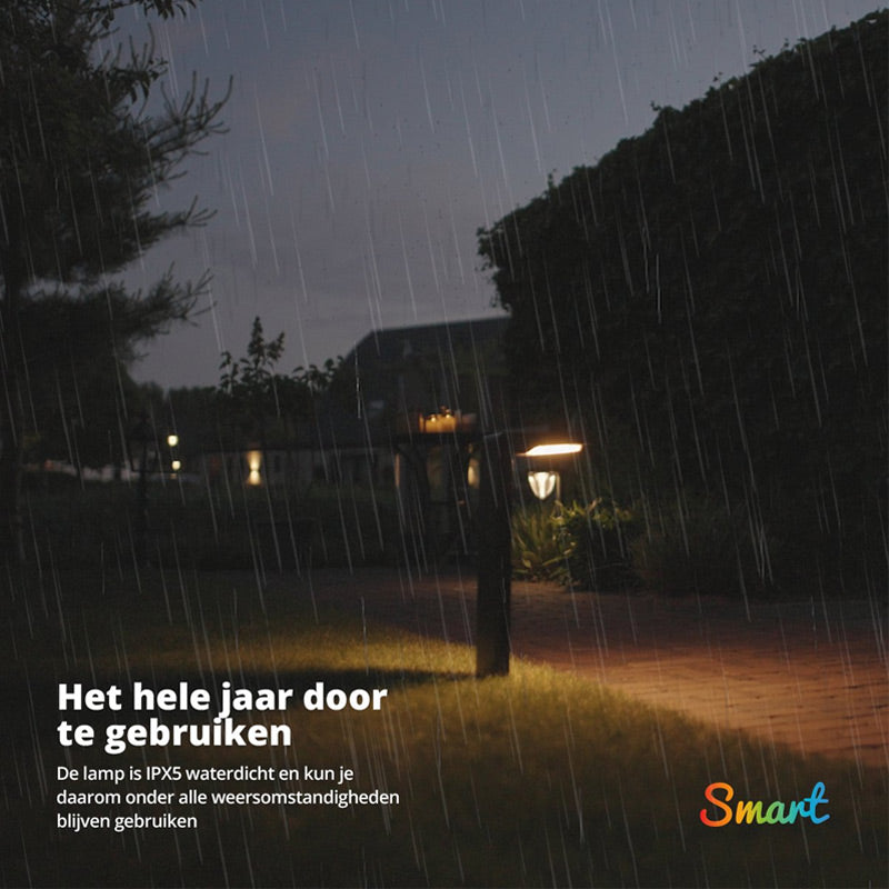 Gaia 2-Pack Smart Solar Tuinlamp – Slimme buitenverlichting op zonne-energie