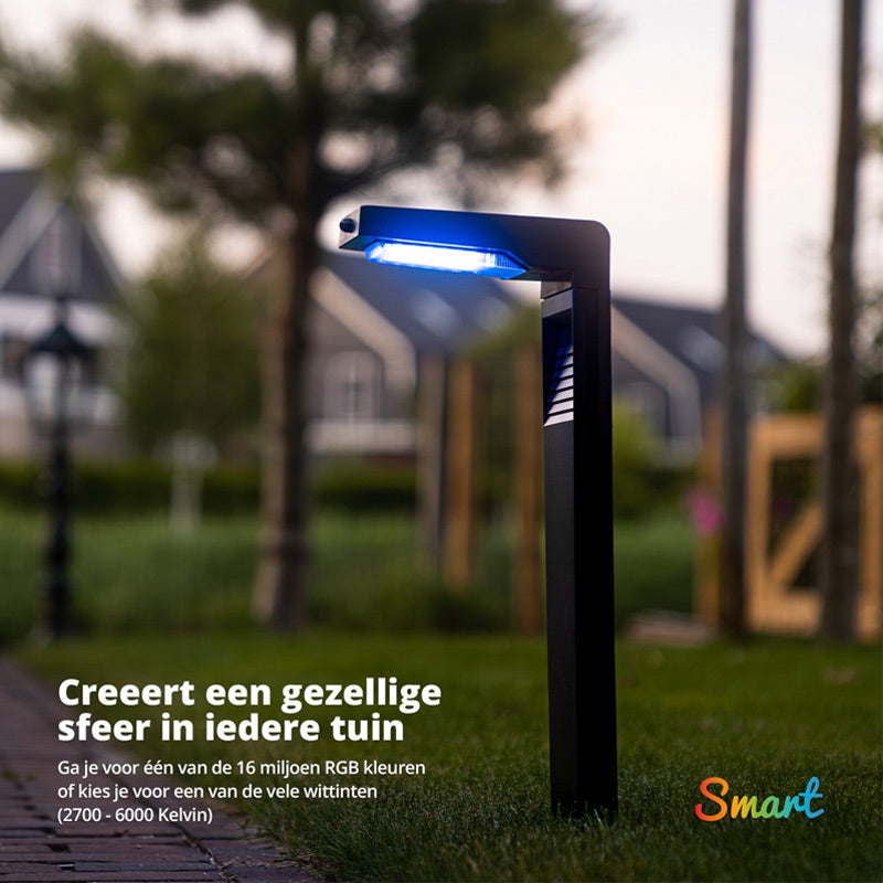 Gaia 2-Pack Smart Solar Tuinlamp – Slimme buitenverlichting op zonne-energie