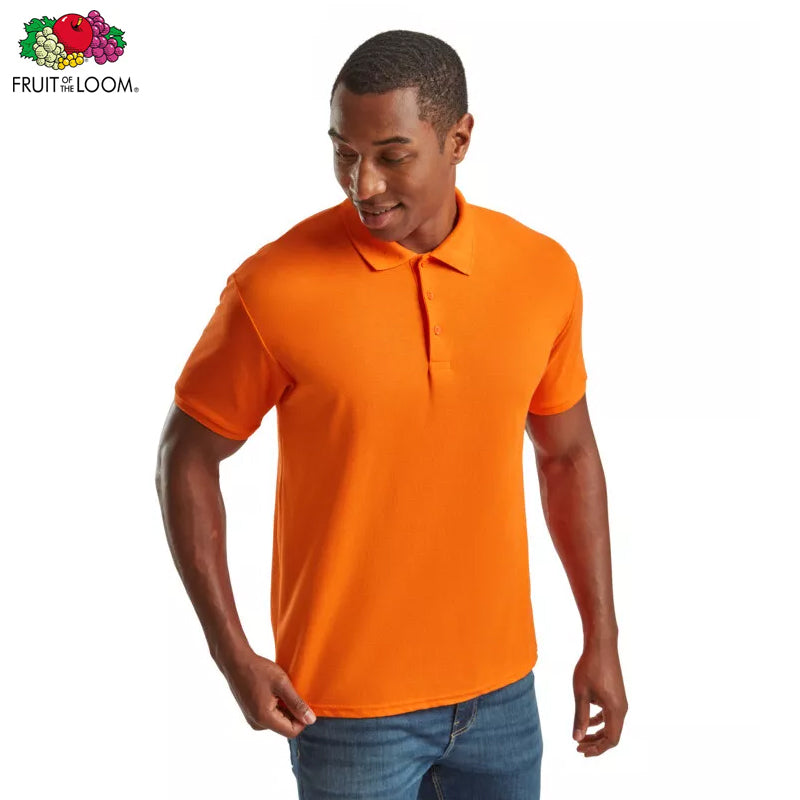 Oranje heren polo – 65/35 Piqué Polo