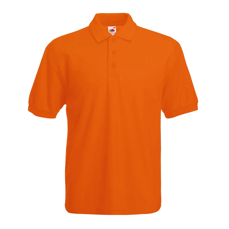 Oranje heren polo – 65/35 Piqué Polo