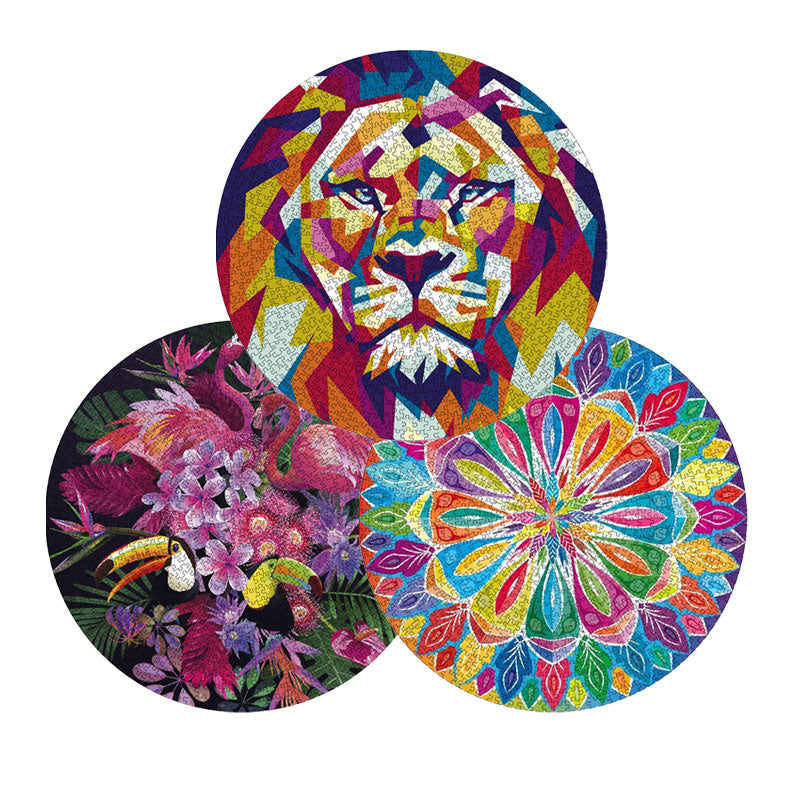Puzzel Set – Drie Uitdagende Puzzels voor Jong en Oud