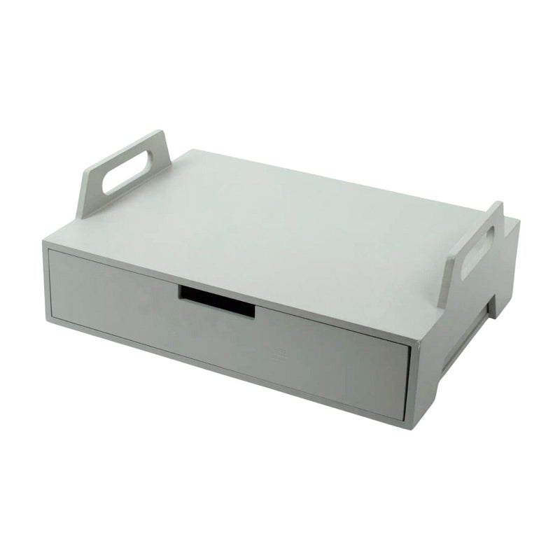 Laptoptafel – Hout – Grijs – 41 x 30 x 14,5 cm